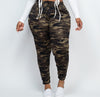 Camo Joggers with drawstring waist - The Curv'd Experience
